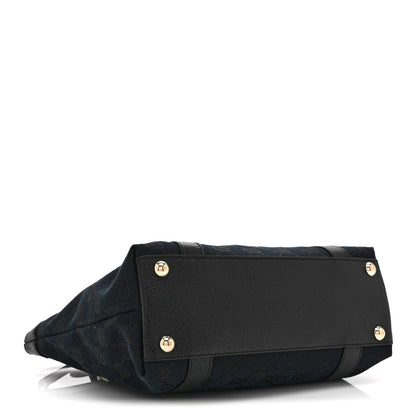 Gucci Monogram Small Abbey Tote Black 4 of 10