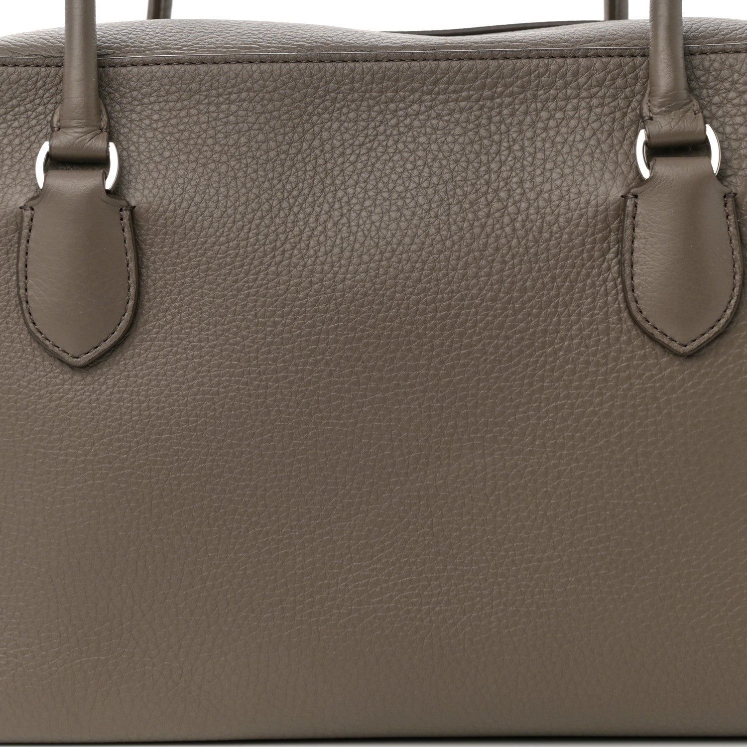 The Row Grained Calfskin EW Bowling Bag Elephant 7 of 14