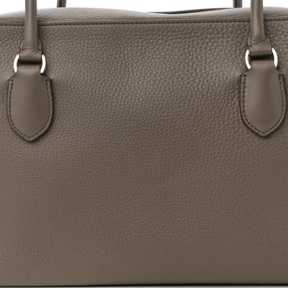 The Row Grained Calfskin EW Bowling Bag Elephant 7 of 14