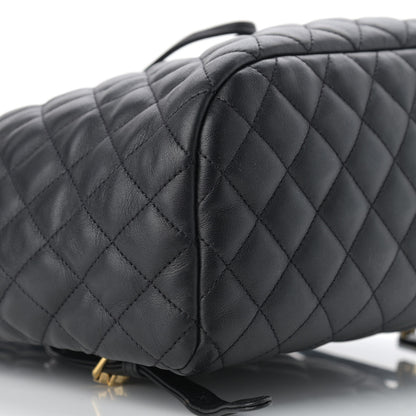 Chanel Lambskin Quilted Large Urban Spirit Backpack Black 9 of 11