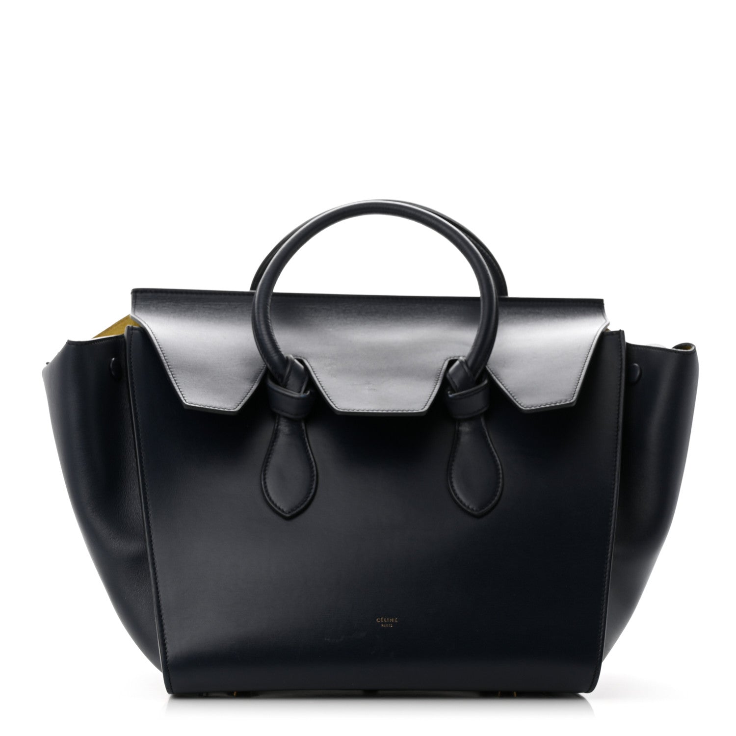 Celine Palmelato Calfskin Medium Tie Knot Tote Midnight 3 of 10