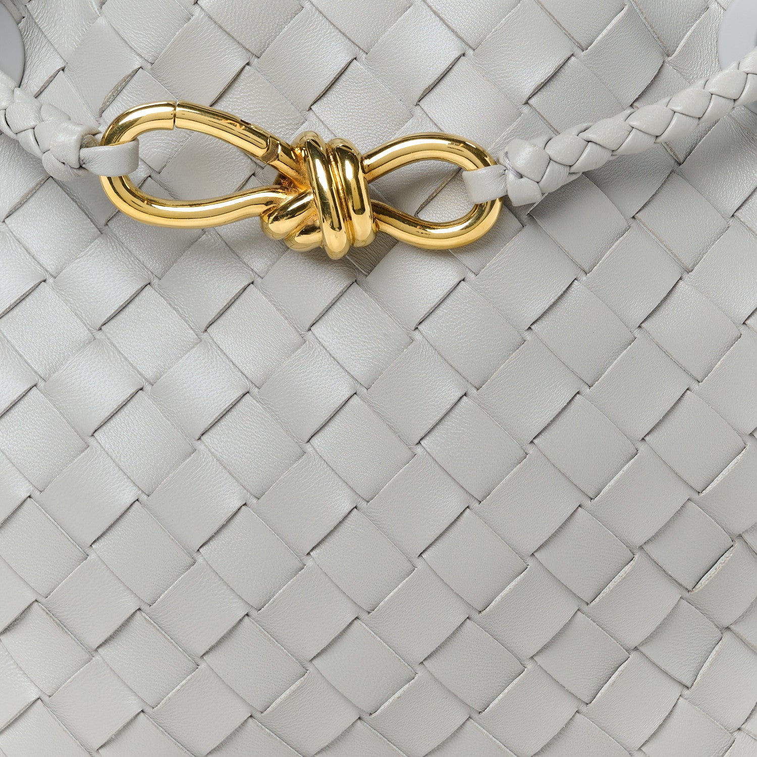 Bottega Veneta Nappa Intrecciato Small Andiamo Shoulder Bag Sterling 8 of 10