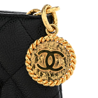 Chanel Caviar Quilted Medallion Tote Black 11 of 13