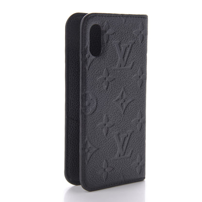 Louis Vuitton Empreinte iPhone X Folio Black 3 of 9