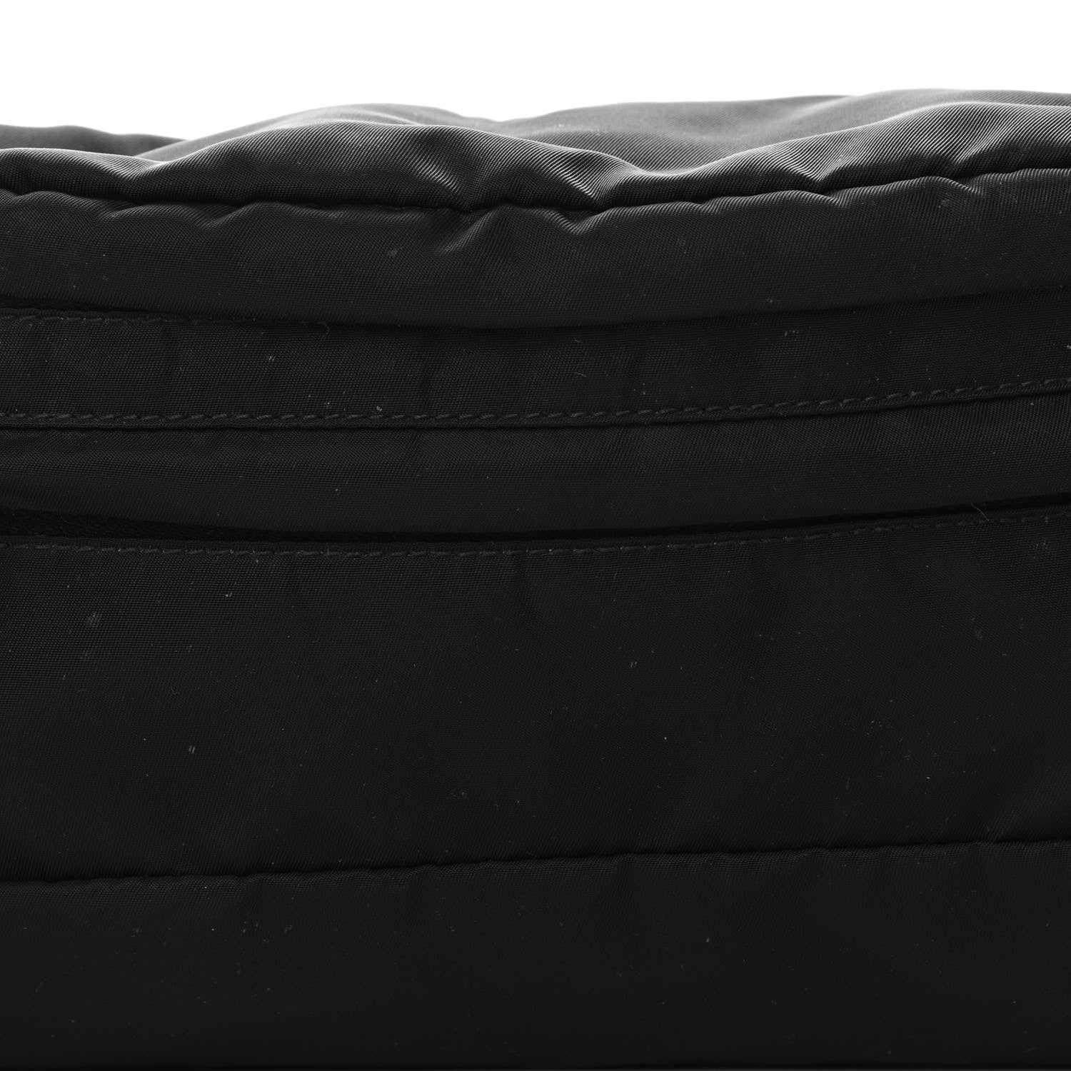 Prada Tessuto Nylon Belt Bag Black Verde 6 of 9