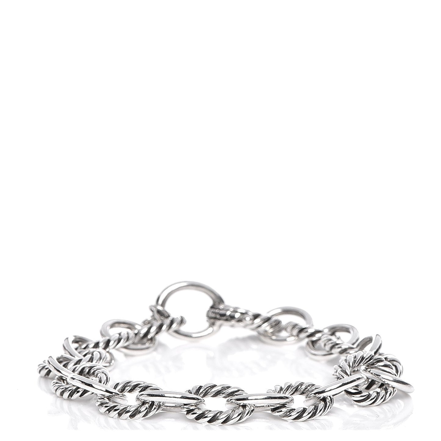 Sterling Silver 10mm Medium Oval Link Bracelet