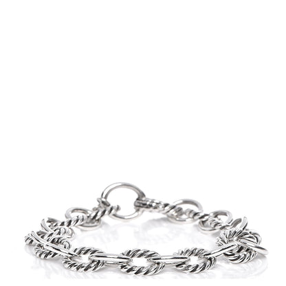 David Yurman Sterling Silver 10mm Medium Oval Link Bracelet 1 of 7