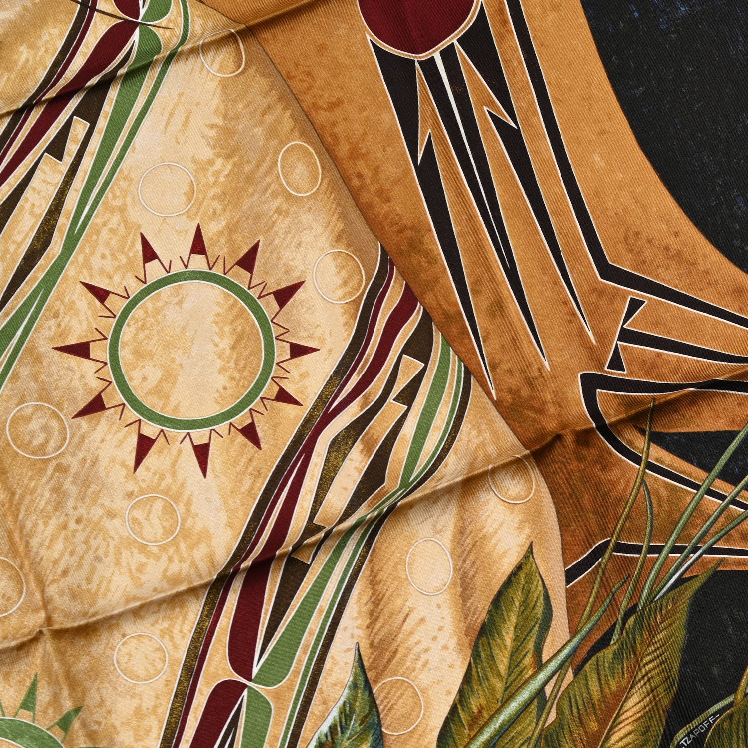 Hermes Silk Wako Ni Scarf 90 Multicolor 2 of 5