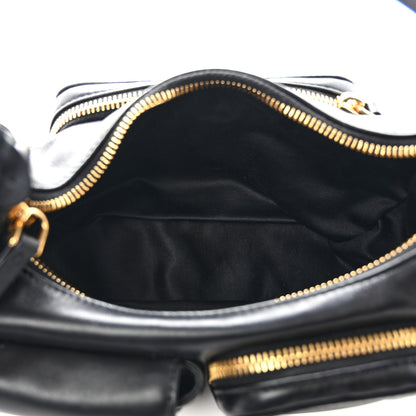 Miu Miu Nappa Multi Pocket Hobo Black 6 of 10