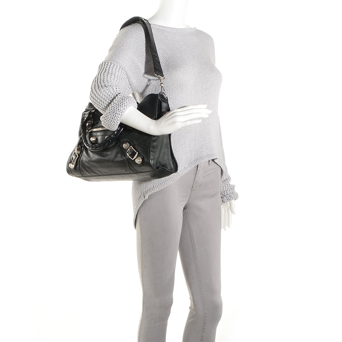 Agneau Giant 21 Silver Hardware City Black