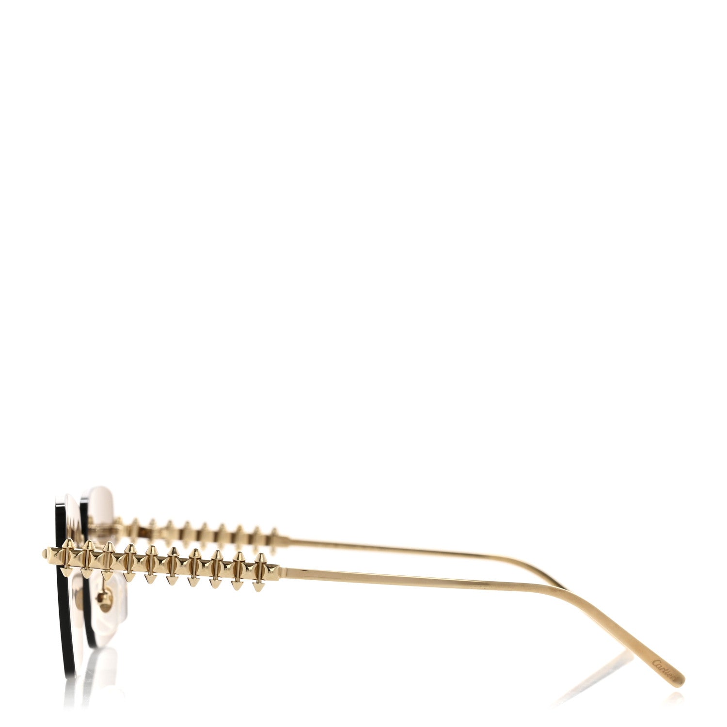 Cartier Clash De Cartier Sunglasses Smoke Gold 3 of 8