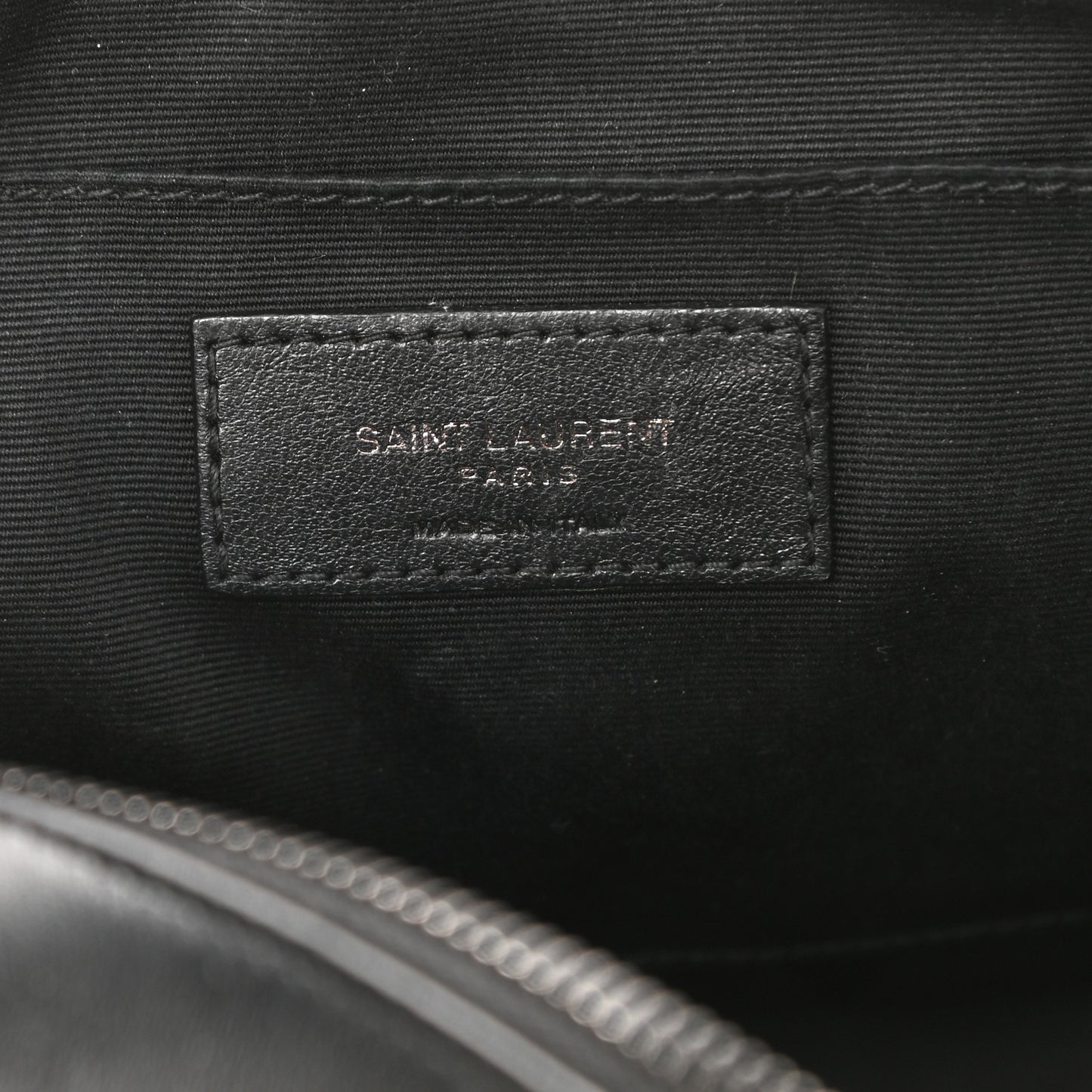 Calfskin Matelasse Monogram Lou Camera Bag Black