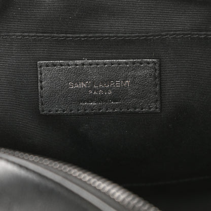 Saint Laurent Calfskin Matelasse Monogram Lou Camera Bag Black 6 of 9