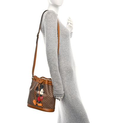 Gucci X DISNEY Mini Vintage GG Supreme Monogram Bucket Bag Beige Vintage Sun Oil 2 of 11