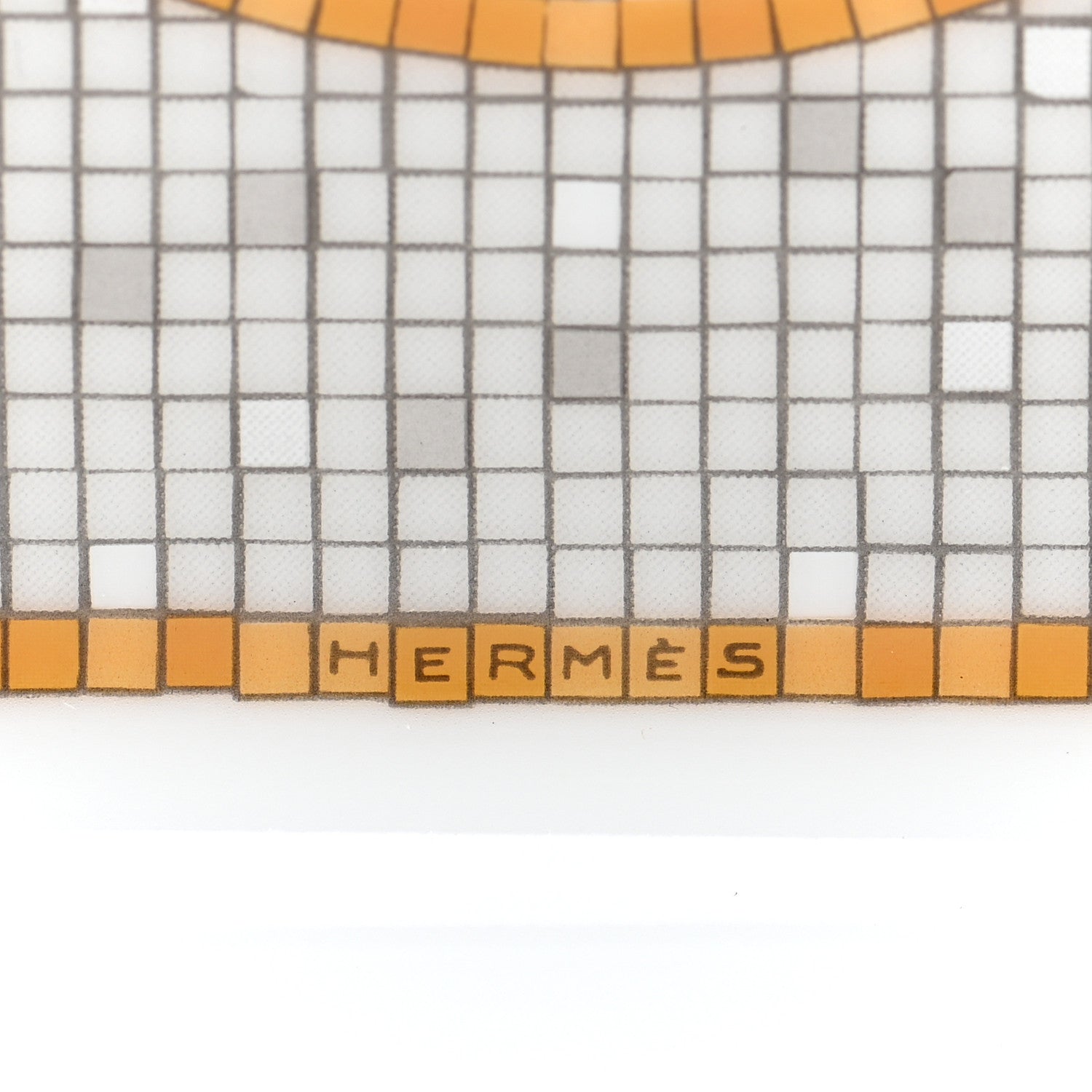 Hermes Porcelain Mosaique au 24 Gold Sushi Plate 4 of 4