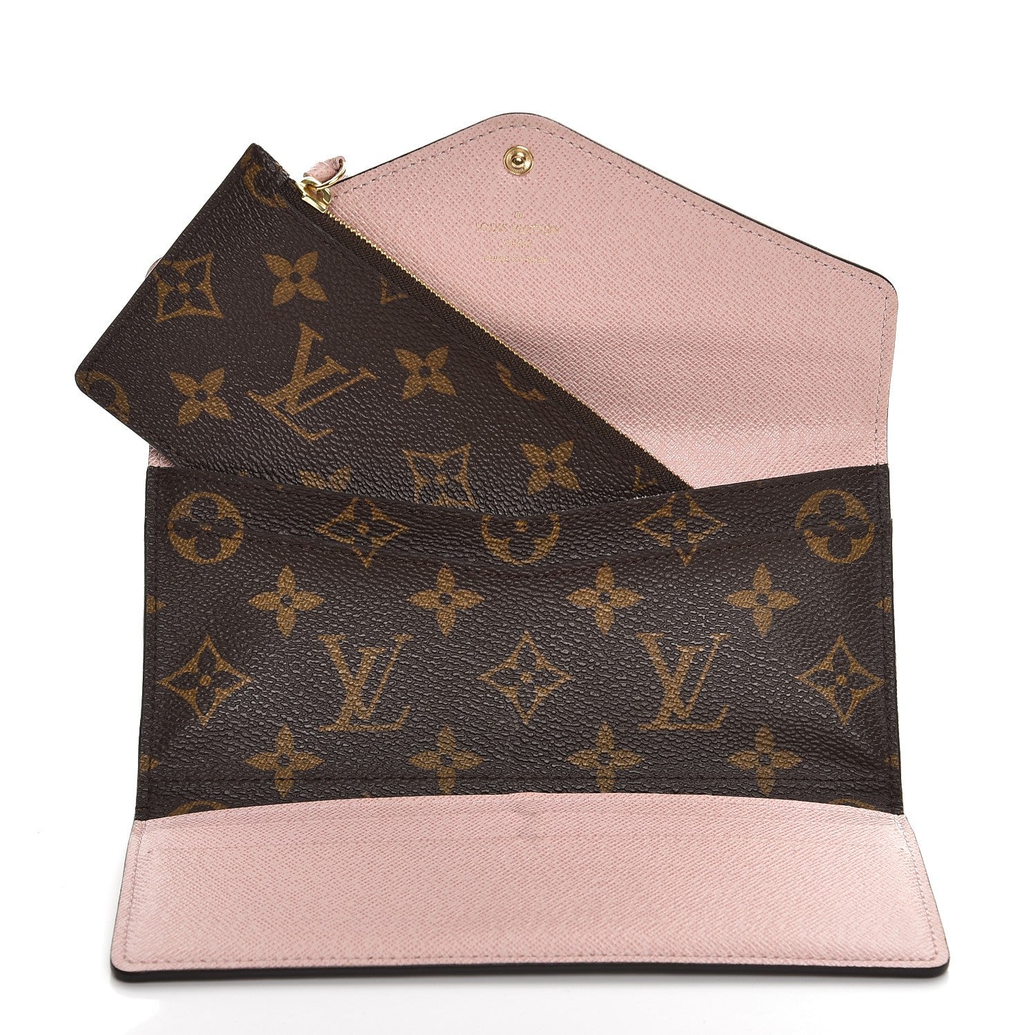 Louis Vuitton Monogram Josephine Wallet Rose Ballerine 5 of 8