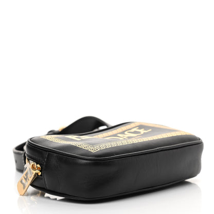 Fendi X VERSACE Vitello Cover Fendace Medusa Small Camera Case Black Gold 4 of 12