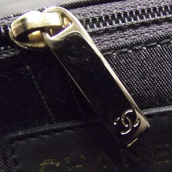 Chanel Glazed Calfskin Portobello Black 10 of 12