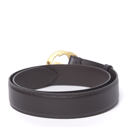 Gucci Dollar Calfskin Interlocking G Belt 85 34 Dark Brown 2 of 5