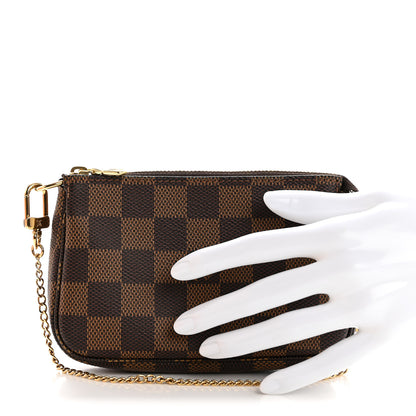 Louis Vuitton Damier Ebene Mini Pochette Accessories 2 of 7