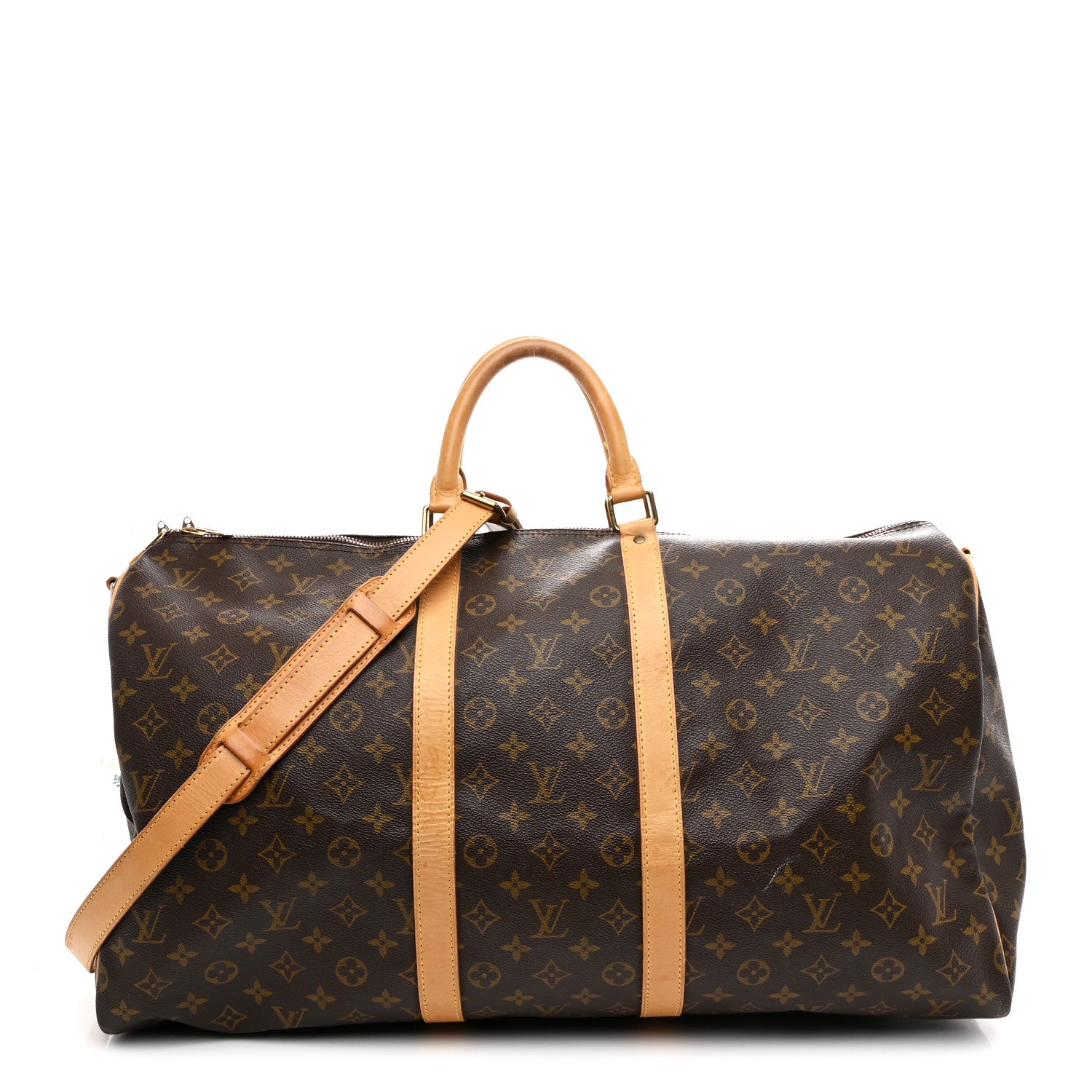 Louis Vuitton Monogram Keepall Bandouliere 55 1 of 10
