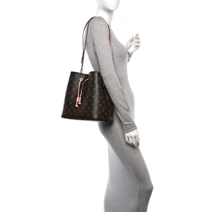 Louis Vuitton Monogram Neonoe MM Rose Poudre 2 of 10