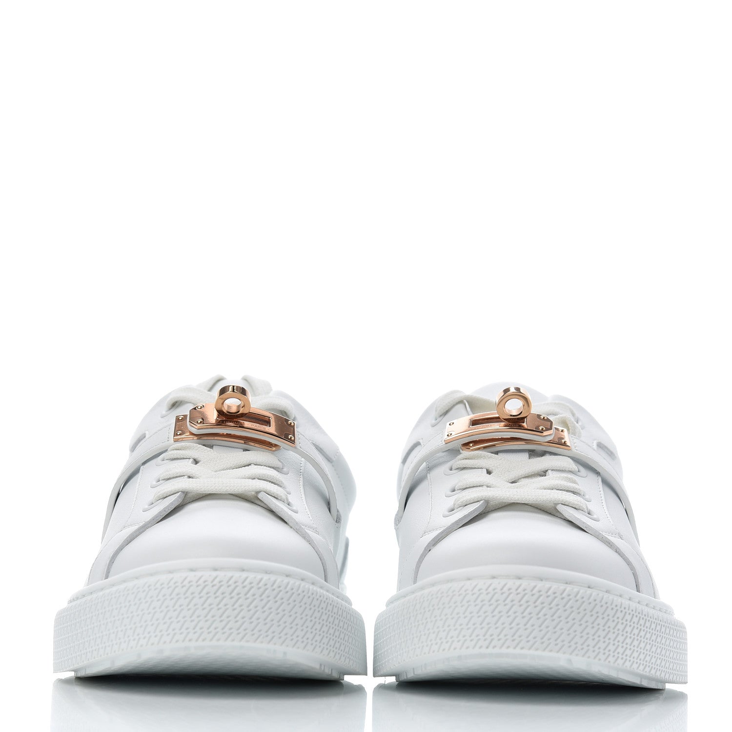 Hermes Calfskin Day Sneakers 36.5 White 2 of 14