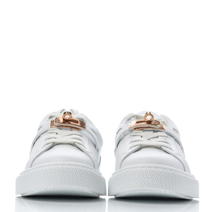 Hermes Calfskin Day Sneakers 36.5 White 2 of 14