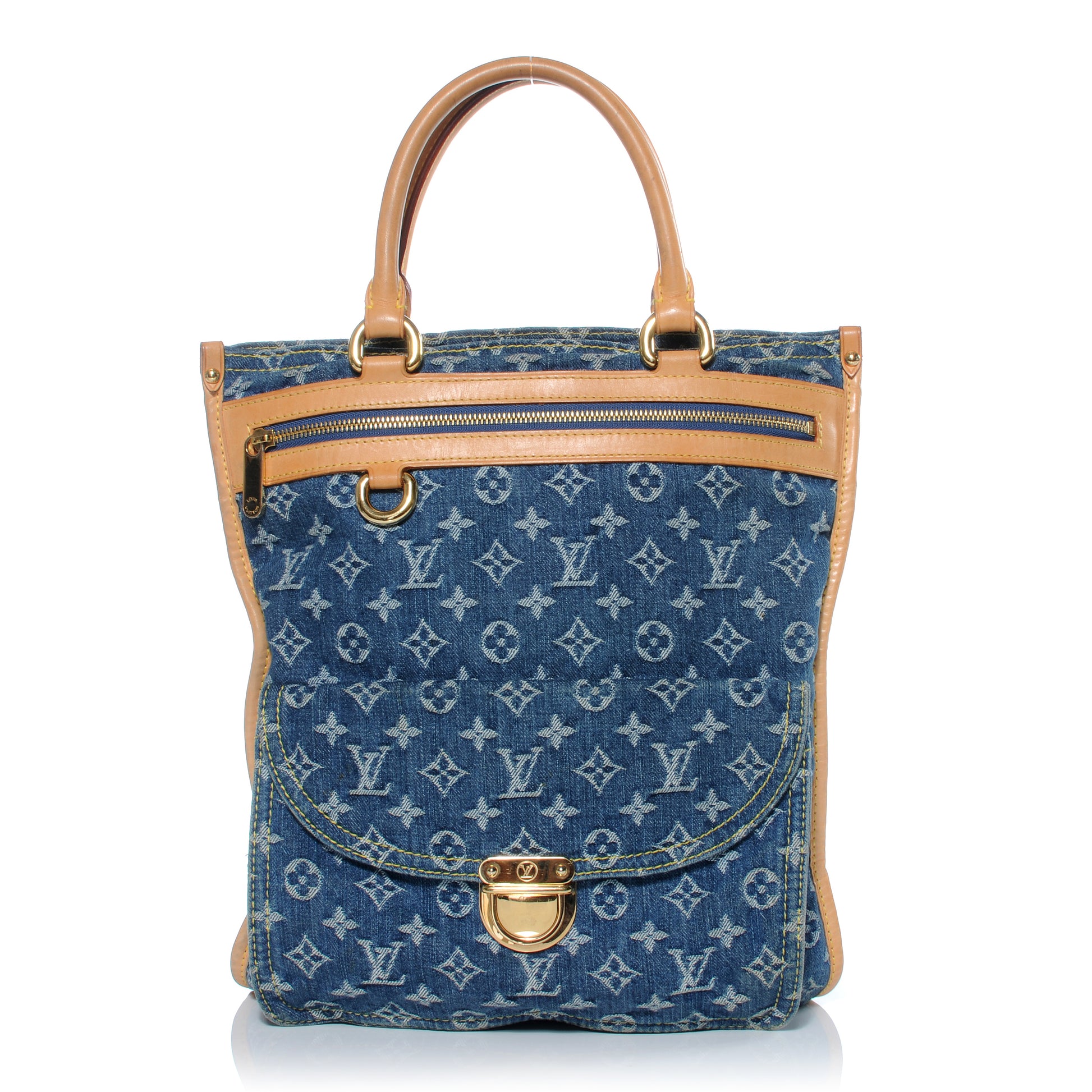 Louis Vuitton Denim Sac Plat 1 of 7
