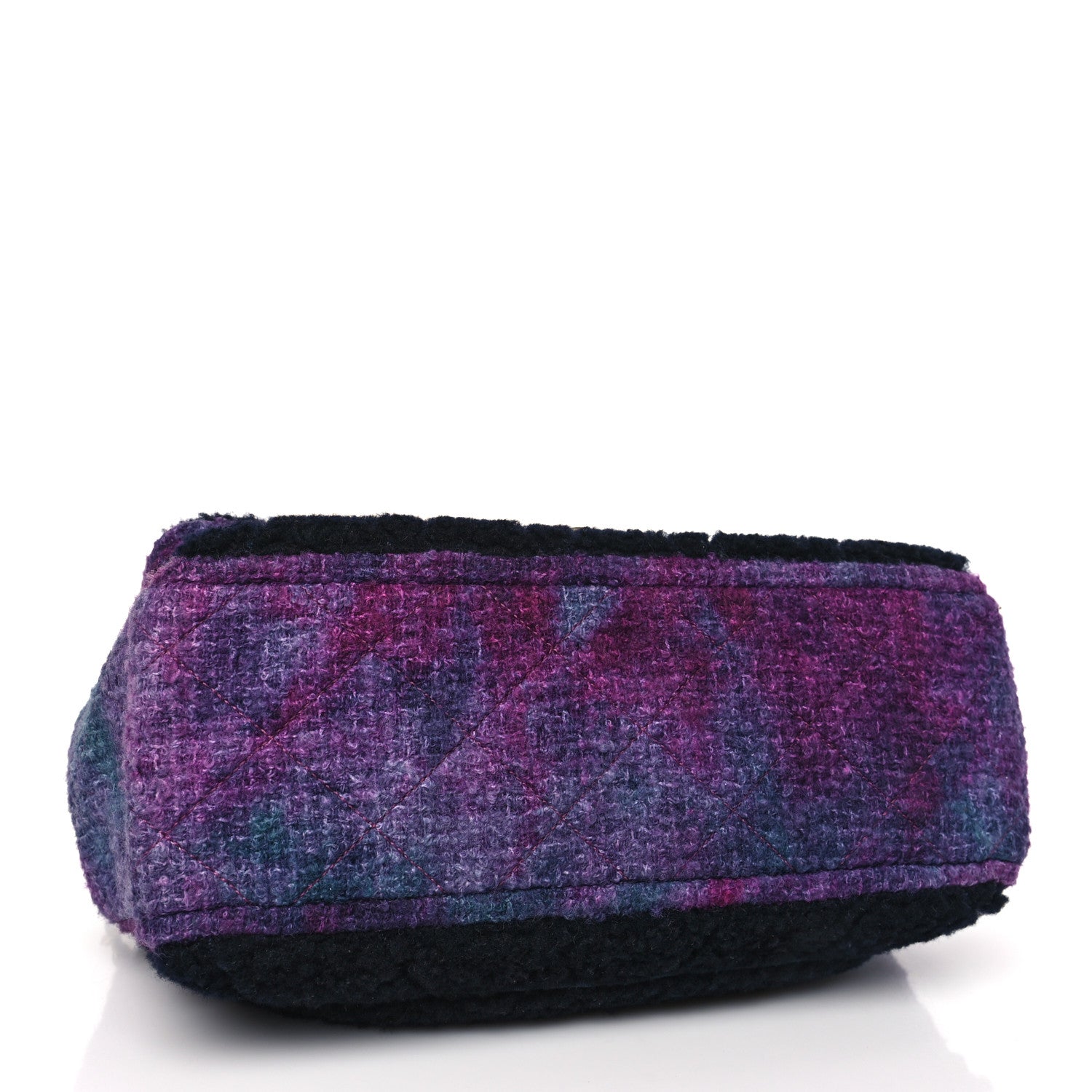 Chanel Wool Quilted Jumbo Flap Multicolor 4 of 9