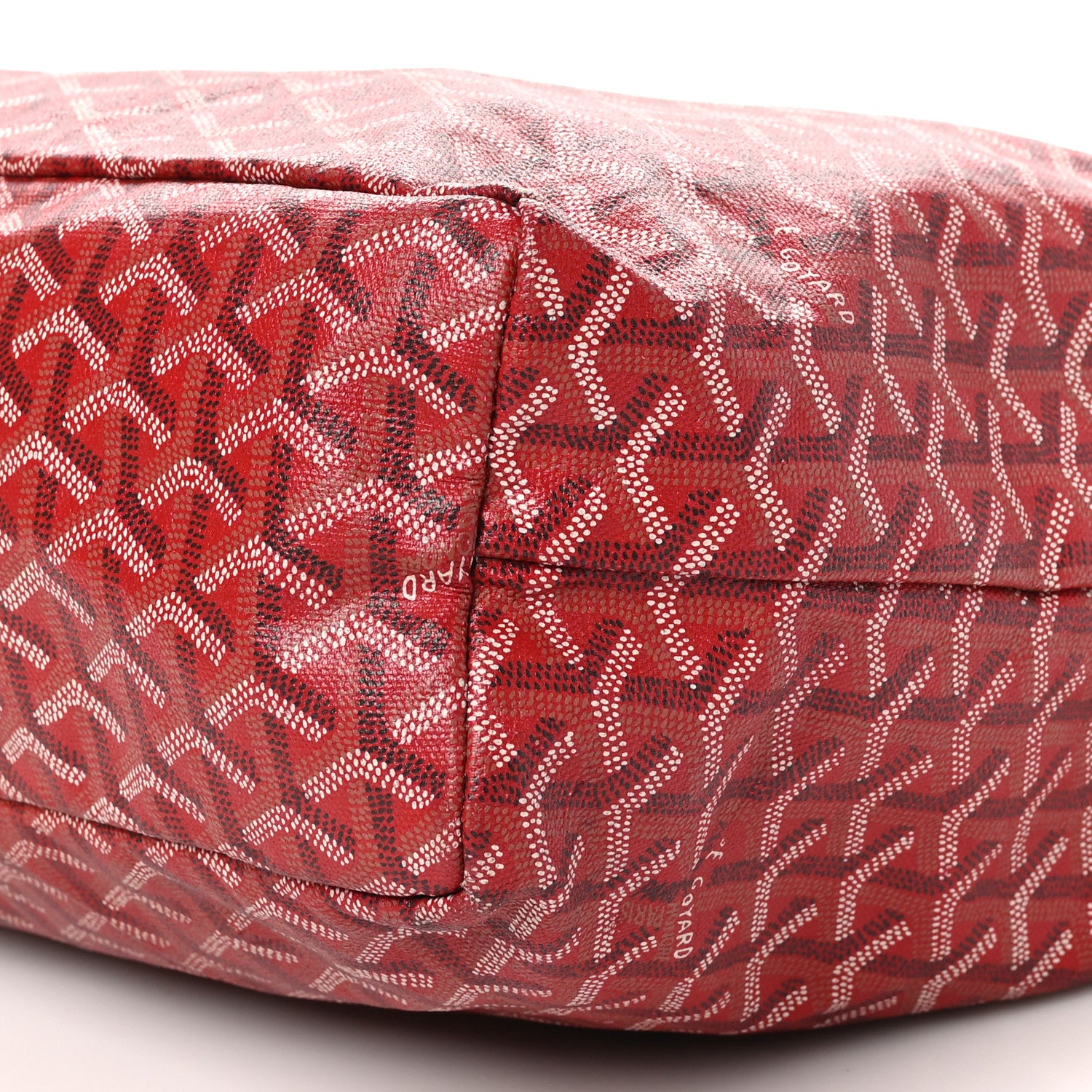 Goyard Goyardine Fidji Zip Hobo Red 10 of 12
