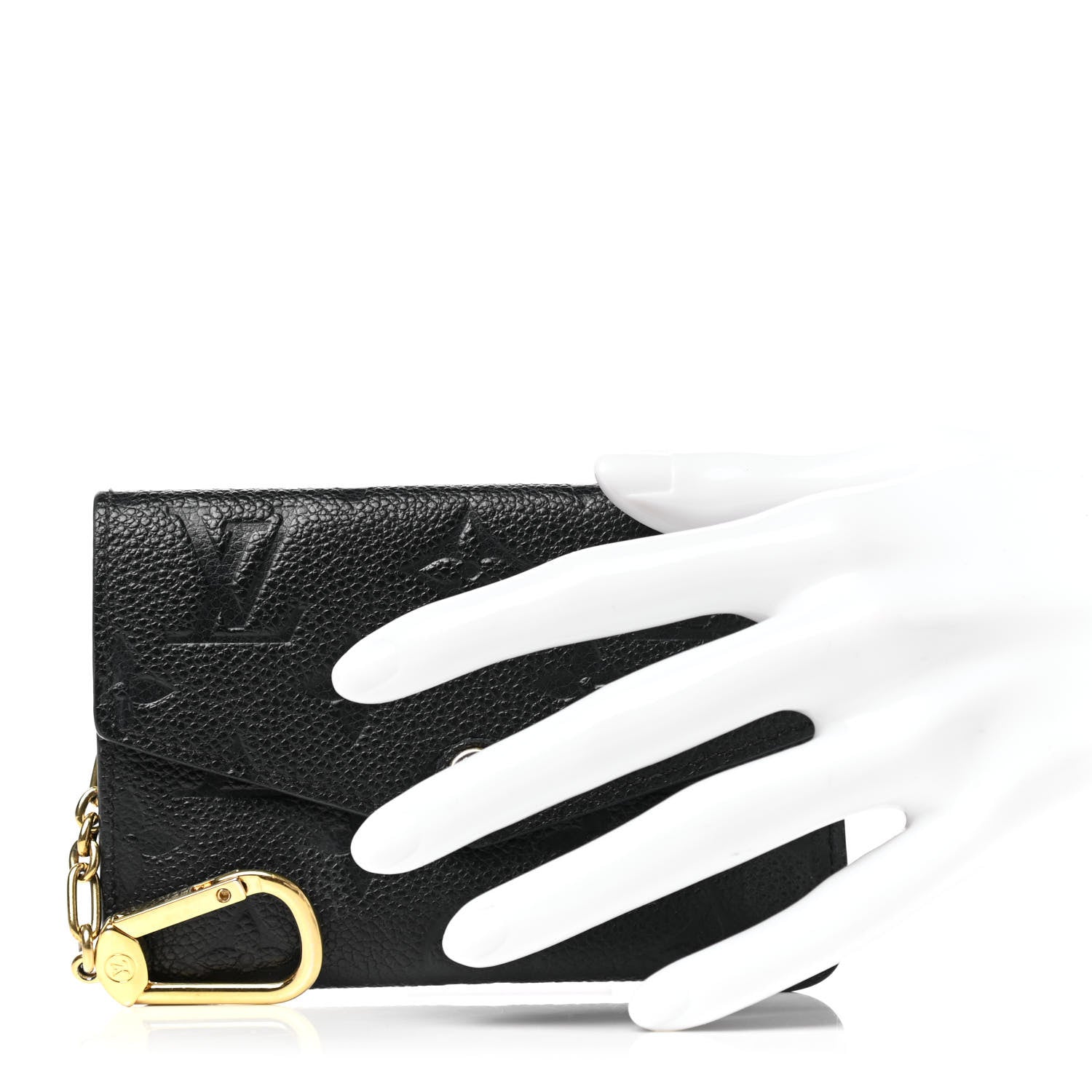 Louis Vuitton Empreinte Key Pouch Black 2 of 7