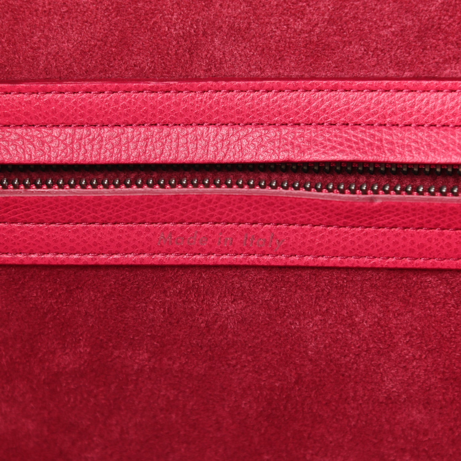 Celine Grained Calfskin Medium Phantom Luggage Fuchsia 6 of 12