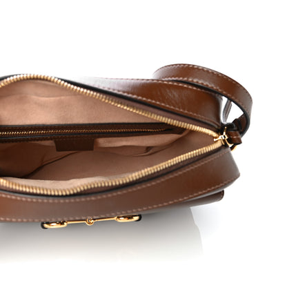 Gucci Azalea Calfskin Small Horsebit 1955 Shoulder Bag Brown Sugar 4 of 13