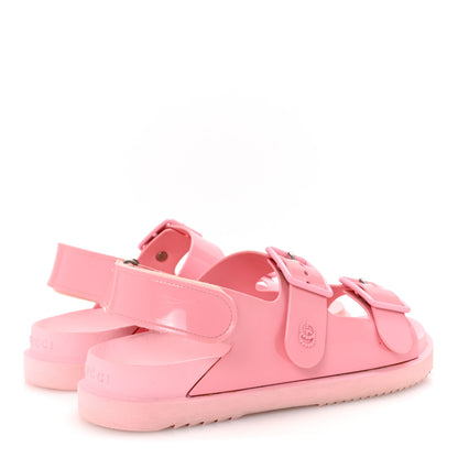 Gucci Rubber Mini Double G Womens Isla Dad Sandals 39 Wild Rose 5 of 8