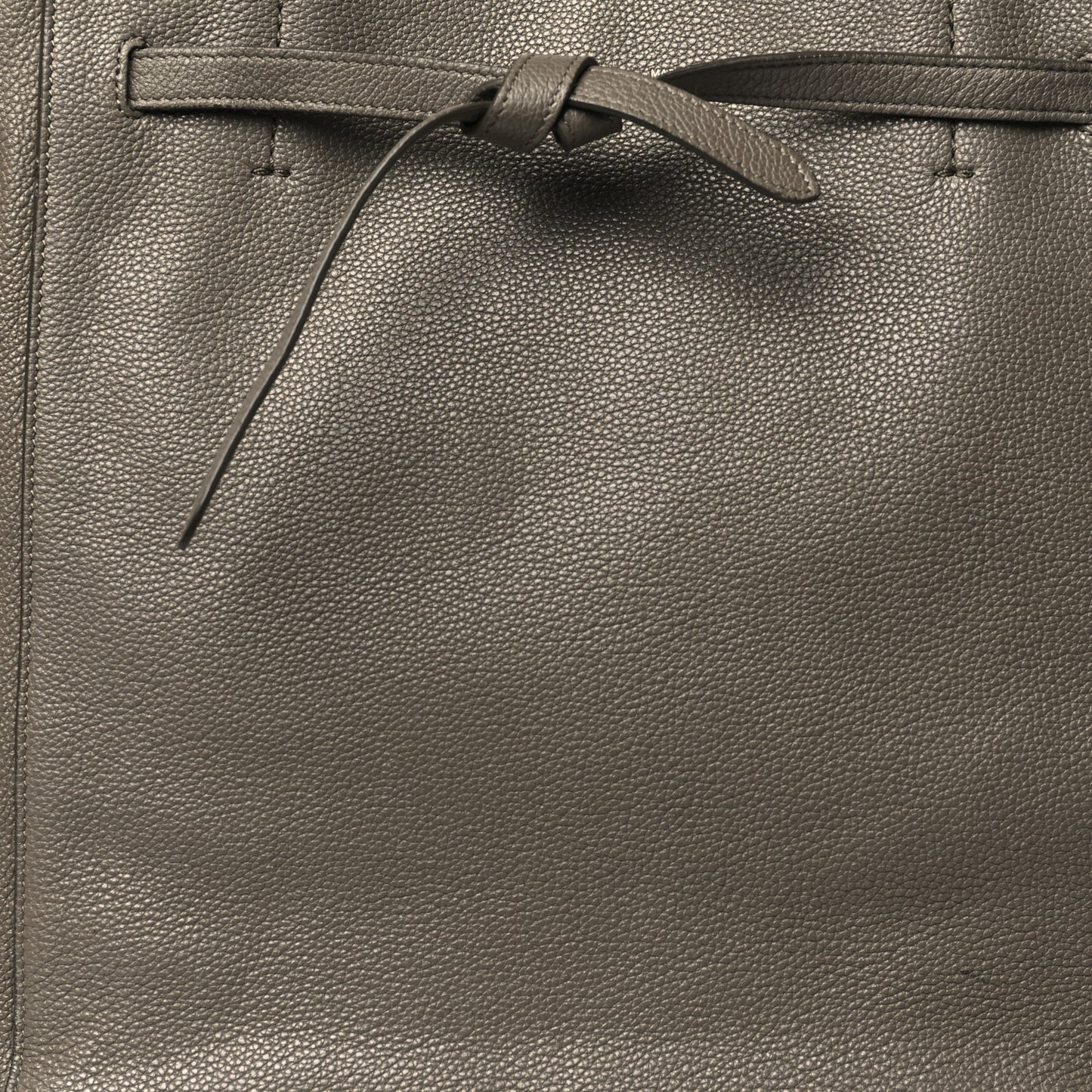 Soft Grained Calfskin Small Belt Cabas Phantom Taupe