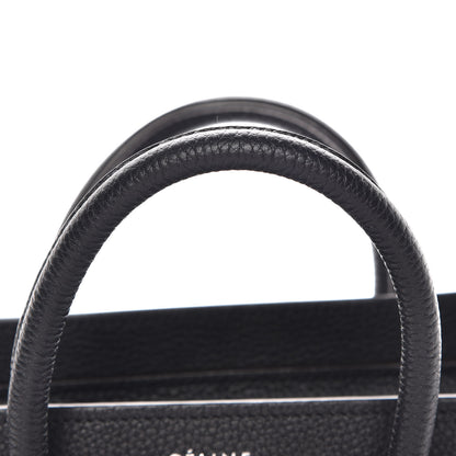 Celine Drummed Calfskin Nano Luggage Black 11 of 16