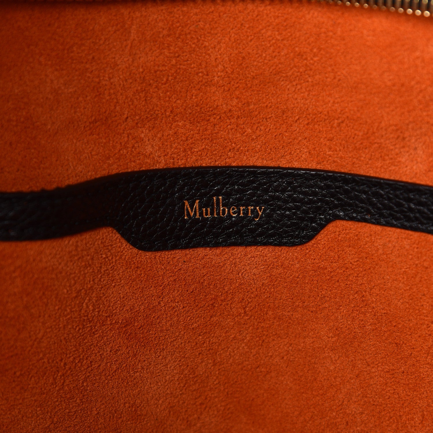 Mulberry Classic Grain Bayswater Zip Tote Black 6 of 11