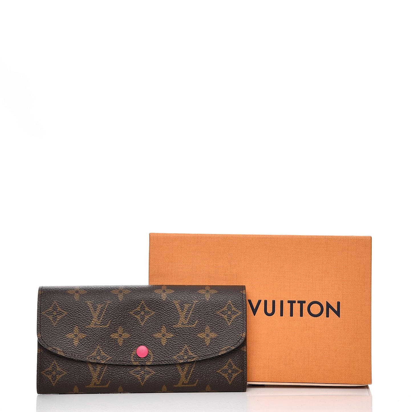 Monogram Emilie Wallet Hot Pink