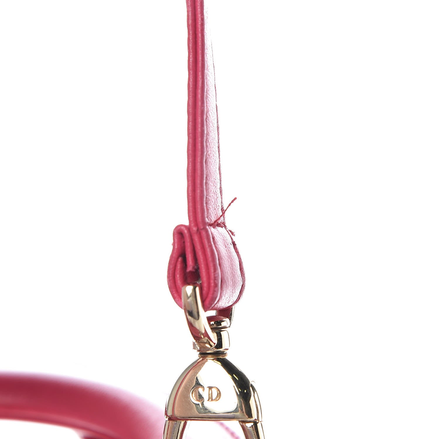 Christian Dior Lambskin Cannage Large Lady Dior Fuchsia 24 of 29