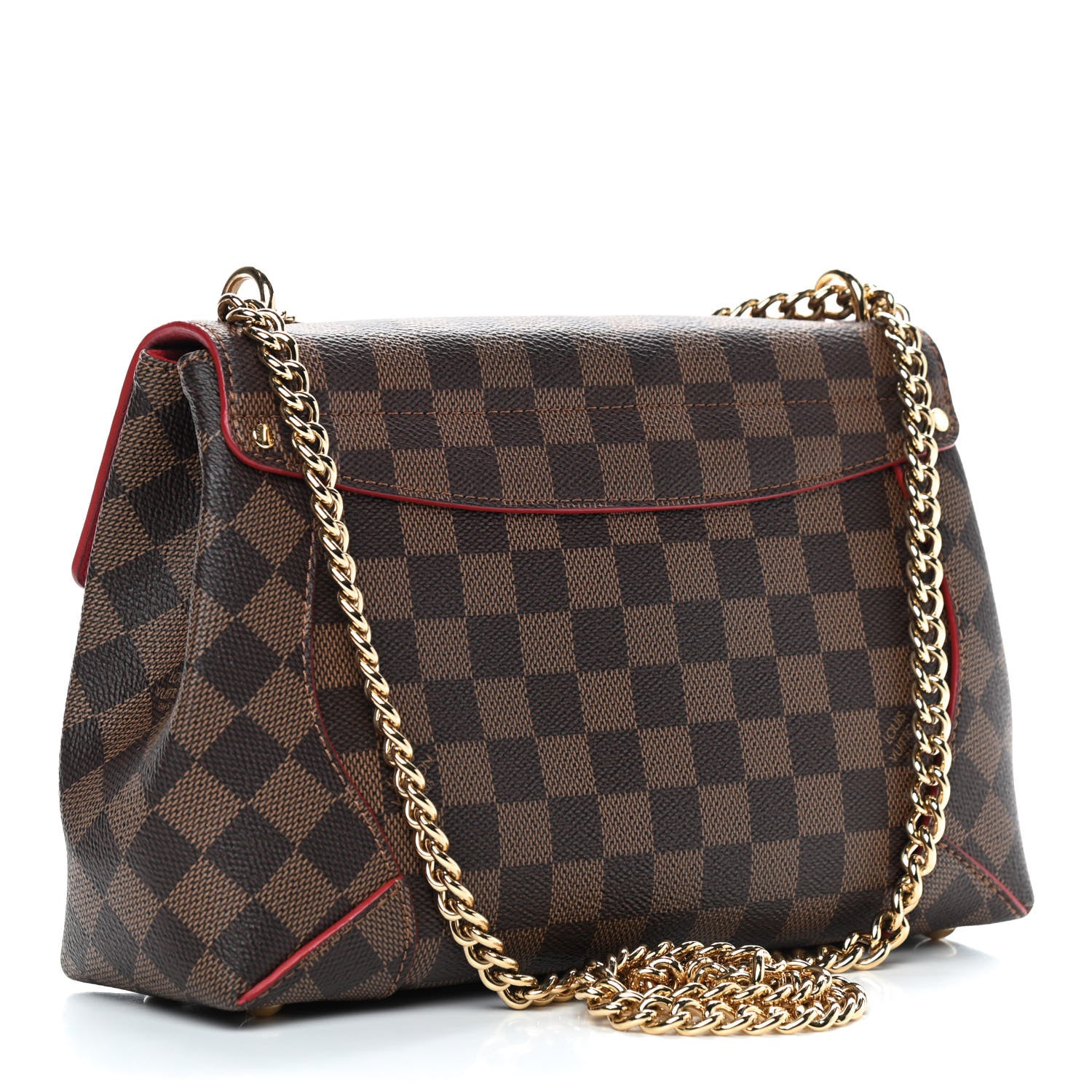 Louis Vuitton Damier Ebene Caissa Clutch Cherry 3 of 12