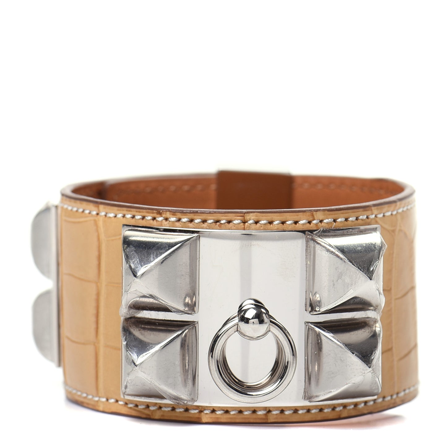 Matte Alligator Collier de Chien CDC Bracelet L Maize
