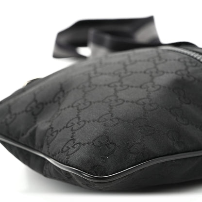 Gucci Nylon Monogram Mini Flat Messenger Bag Black 10 of 10