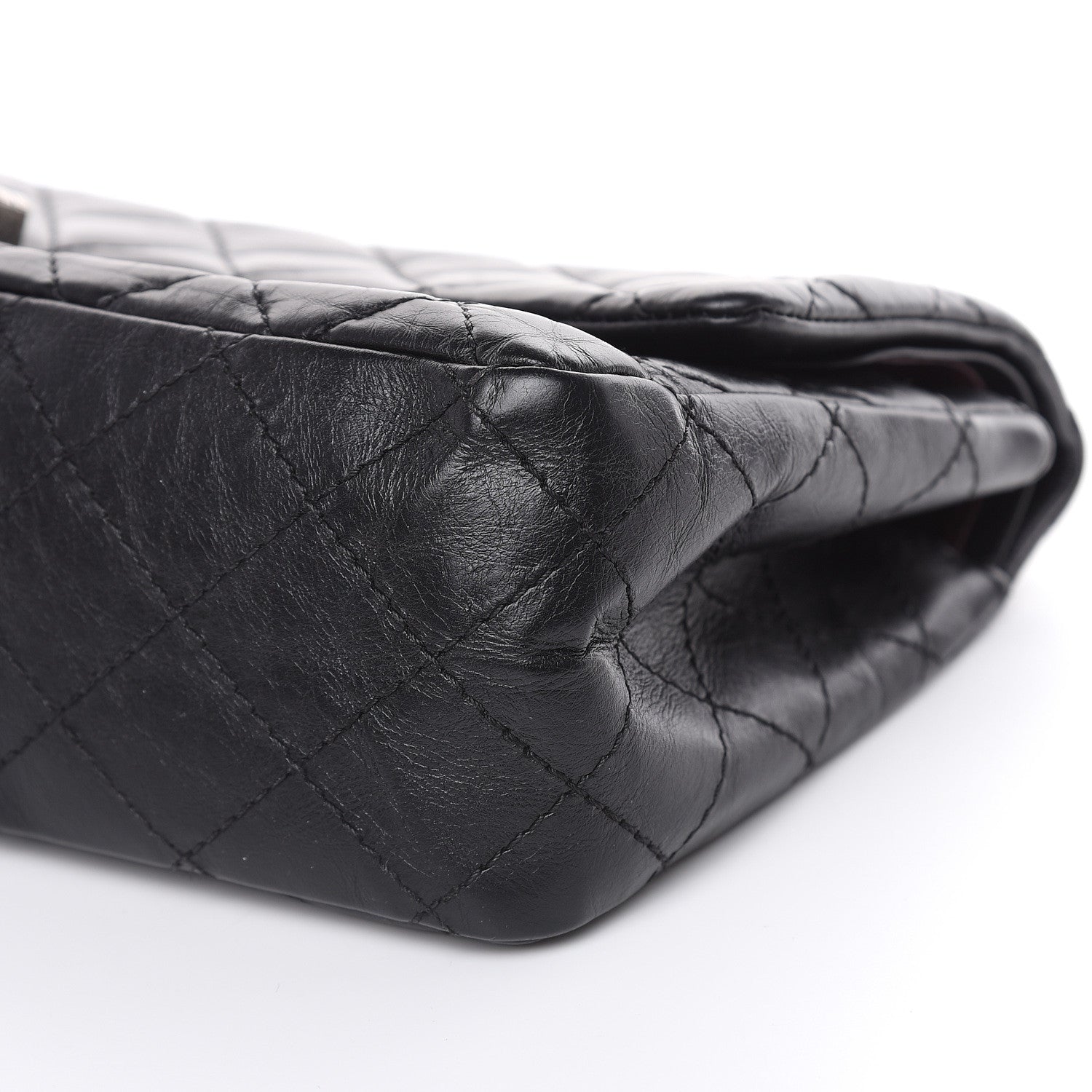 Chanel Aged Calfskin Quilted 2.55 Reissue 226 Flap Black 9 of 10