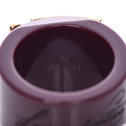 Louis Vuitton Lock Me Ring 6.5 M Amarante 4 of 5