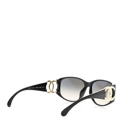 Chanel Pearl CC Sunglasses 71498 Black 4 of 8