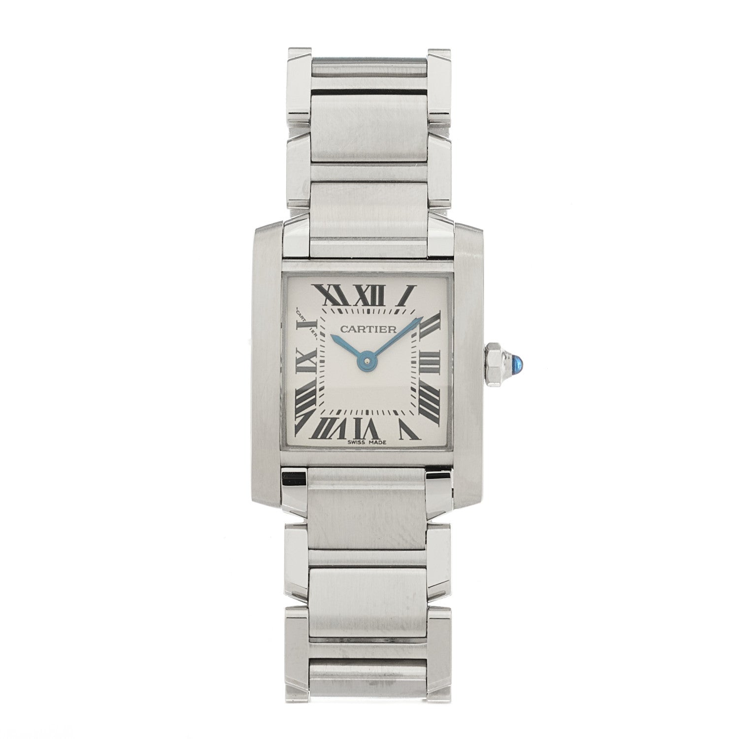 Cartier Stainless Steel 20mm Tank Francaise Quartz Watch 1 of 4