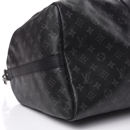 Louis Vuitton Monogram Eclipse Keepall Bandouliere 55 9 of 12