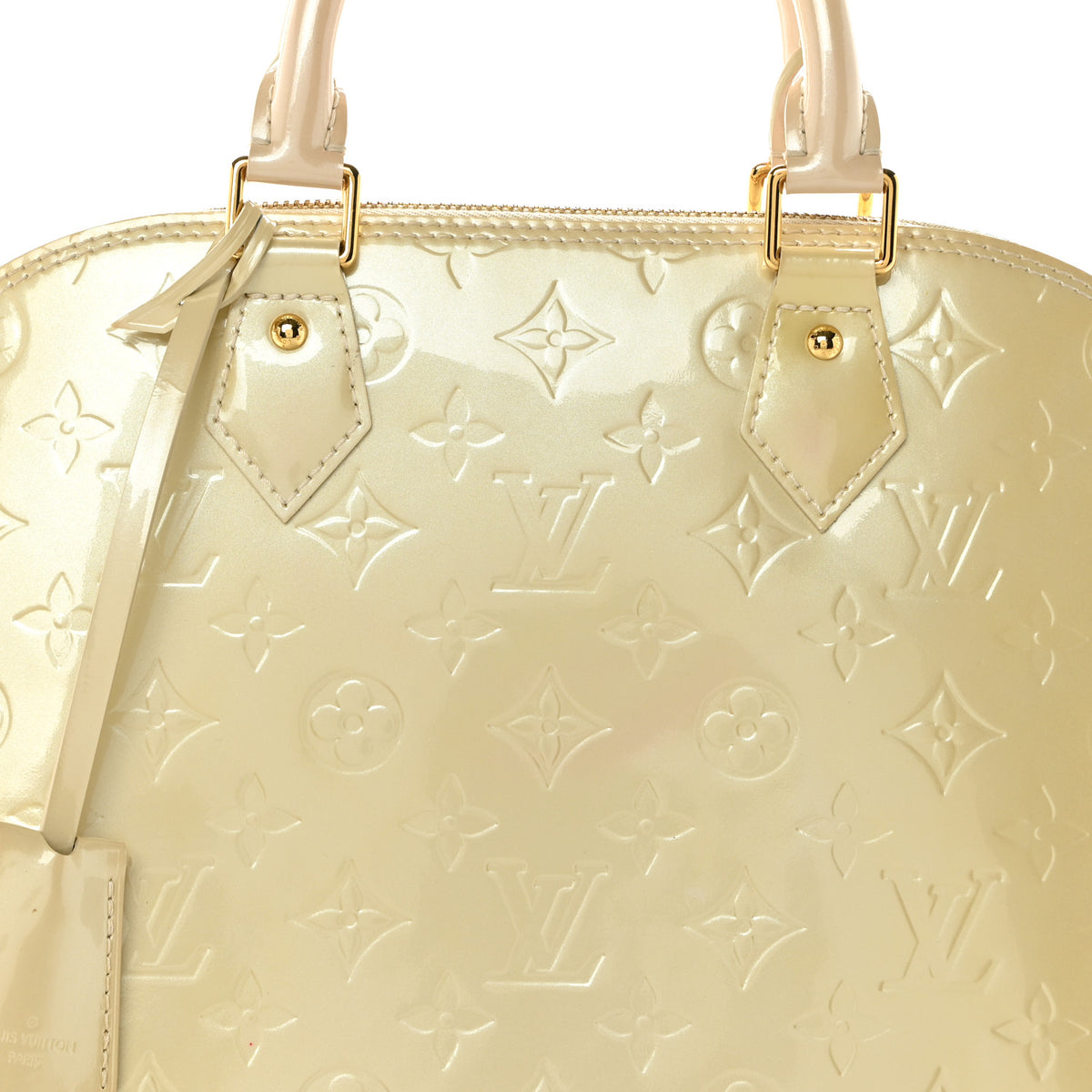 Louis Vuitton Vernis Alma PM Blanc Corail 8 of 12
