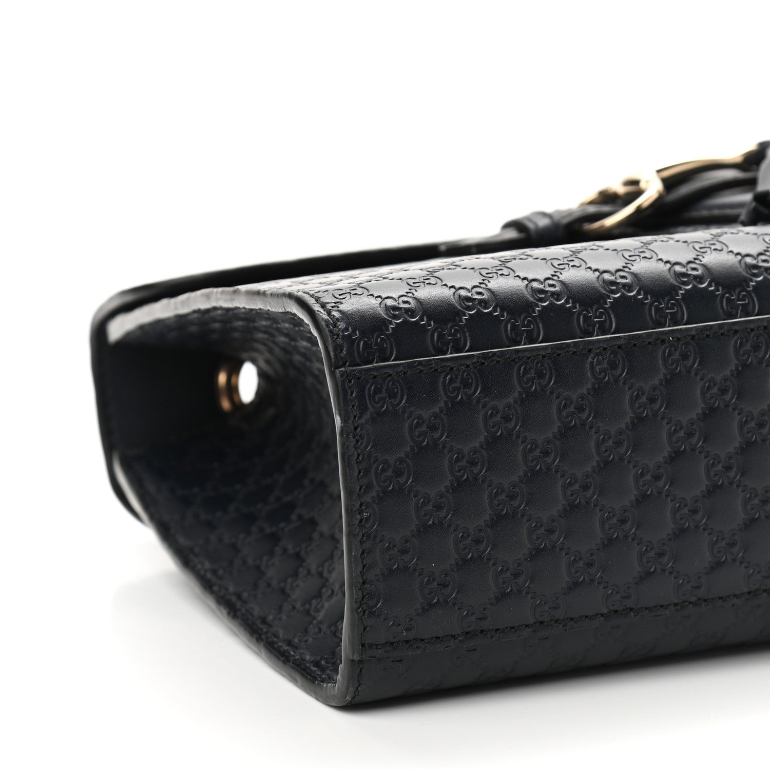 Gucci Soft Microguccissima Medium Emily Chain Shoulder Bag Blue 9 of 13